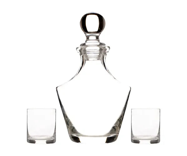 Selected 1Ltr Decanter & 2 37cl Mixer Set - KeansClaremorris