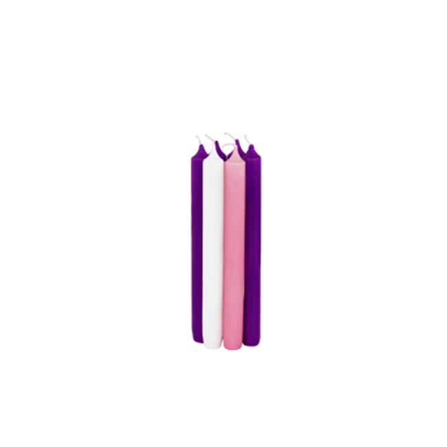 300 x 25mm (12" x 1") Advent Candle Set