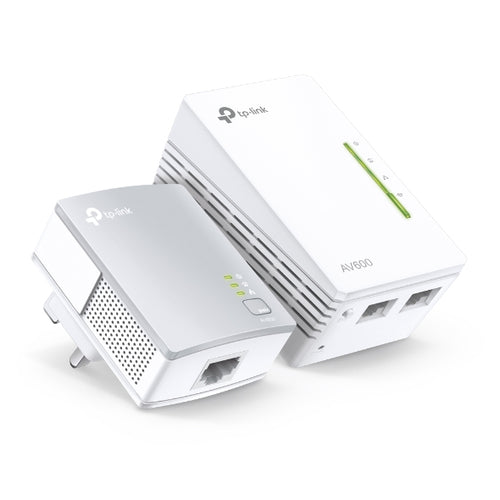 TP-Link AV600 Powerline Wi-Fi Extender with 2 LAN Ports | TL-WPA4220 KIT Starter Kit