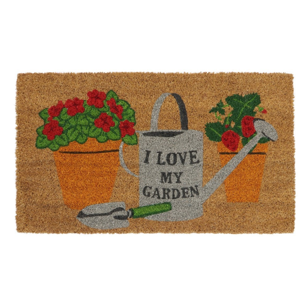 I Love My Garden Coir Mat 40x70cm