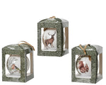 Load image into Gallery viewer, White Animal Design Bauble in GiftBox
