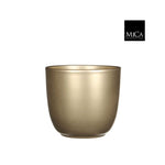 Load image into Gallery viewer, Tusca pot round gold - h14xd14,5cm
