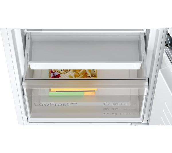 BOSCH Series 4 KIV86VSE0G Integrated 60/40 Fridge Freezer - Sliding Hinge