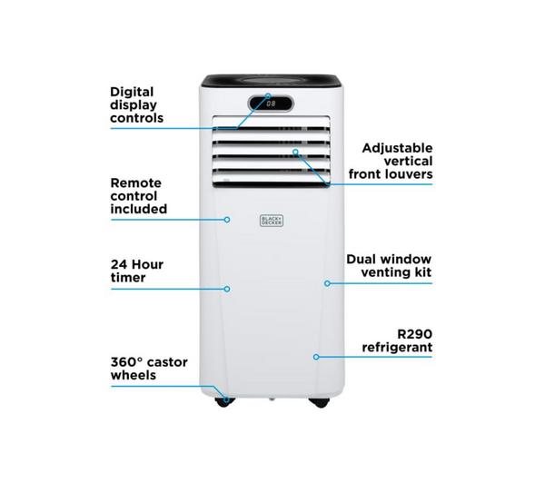 Black + Decker Smart Air Conditioner & Dehumidifier | BXAC40025GB - KeansClaremorris