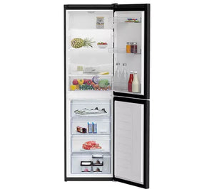 Beko Fridge Freezer 55cm Black ( E Energy) Reversible Door LED Lighting