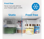 Load image into Gallery viewer, Beko Fridge Freezer 55cm Frost Free Silver  (E Energy ) LED Lighting
