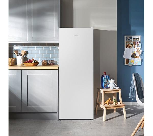 Beko Tall Larder Fridge White Freestanding 55cm W 146cm H 60cm D (E Energy)