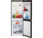 Load image into Gallery viewer, Beko Fridge Freezer 55cm Frost Free Black (E Energy ) LED Lighting
