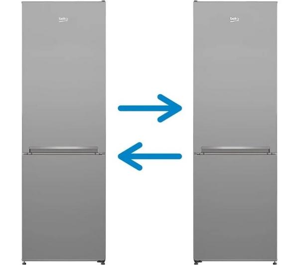 Beko Tall Larder Fridge Silver Freestanding 55cm W 146cm H 60cm D (E Energy)