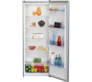 Beko Tall Larder Fridge Silver Freestanding 55cm W 146cm H 60cm D (E Energy)