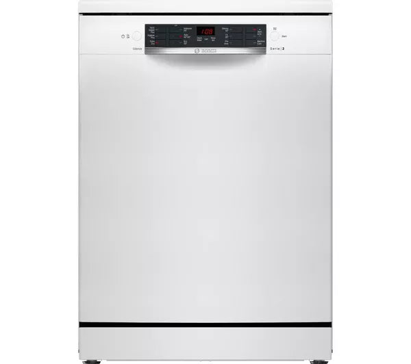 Bosch Series 2 free-standing dishwasher 60 cm White SMS26AW08G