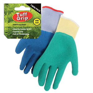 TuffGrip Gents Garden Gloves Large Twin Pack - KeansClaremorris