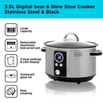 Load image into Gallery viewer, Black &amp; Decker 3.5 L Digital Slow Cooker
