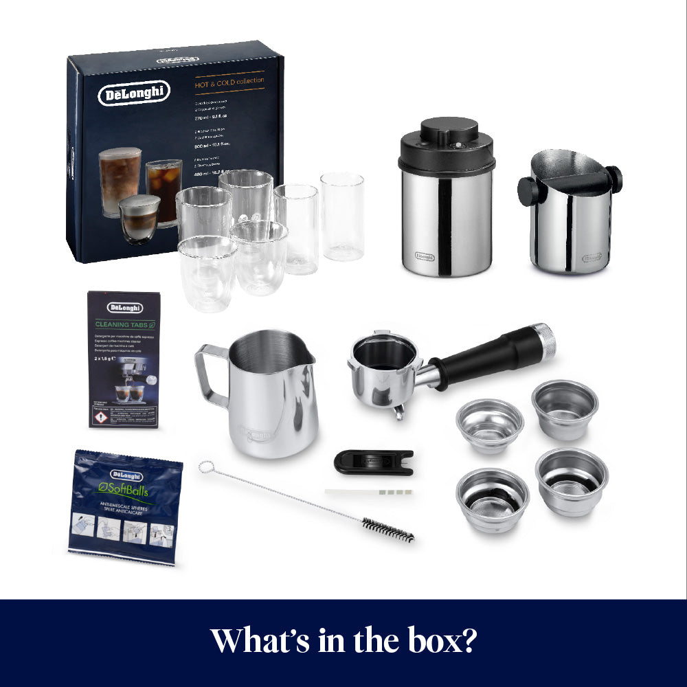 Delonghi La Specialista Opera Bean to cup Coffee Machine with HomeCafe Kit - Stainless Steel | EC9555.M