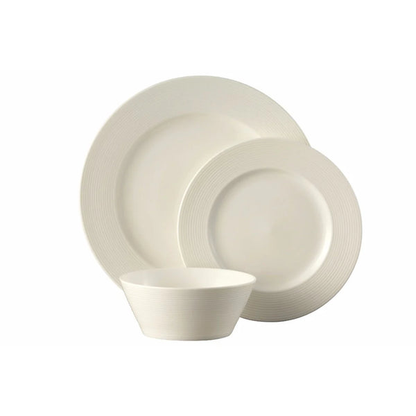 Belleek Ripple 12 Piece Dinner Set