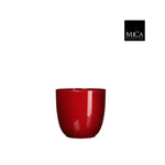 Load image into Gallery viewer, Tusca pot round d. red - h14xd14,5cm
