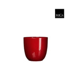 Load image into Gallery viewer, Tusca pot round d. red - h16xd17cm
