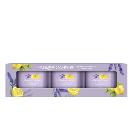 Yankee Candle 3 pack filled votive lemon lavender - KeansClaremorris
