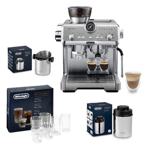 Delonghi La Specialista Opera Bean to cup Coffee Machine with HomeCafe Kit - Stainless Steel | EC9555.M