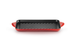 Load image into Gallery viewer, Le Creuset Traditional Rectangular Grill 32cm Cerise
