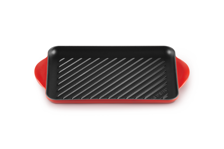 Le Creuset Traditional Rectangular Grill 32cm Cerise