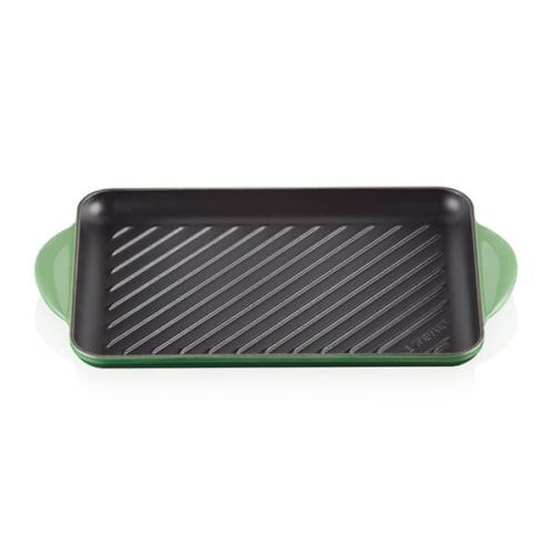 Le Creuset Cast Iron Rectangular Grill 32cm Bamboo