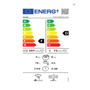 Candy 8kg / 5kg Washer Dryer White | CSW4852DE/1-80