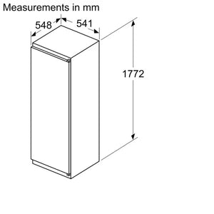 Bosch KIL82NSE0G Series 2 Built-in fridge with freezer section 177.5 x 56 cm