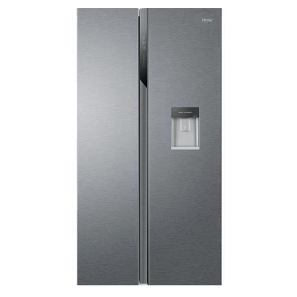 Haier Sbs American Fridge Freezer (Non Plumbed) Water Dispenser - Silver | Hsr3918ewpg - KeansClaremorris