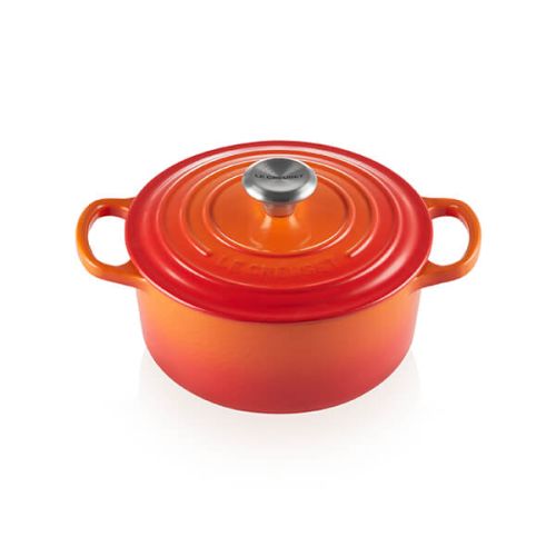 Le Creuset 20cm  Round Casserole Volcanic - KeansClaremorris