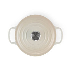 Le Creuset Signature Meringue Cast Iron 24cm Round Casserole