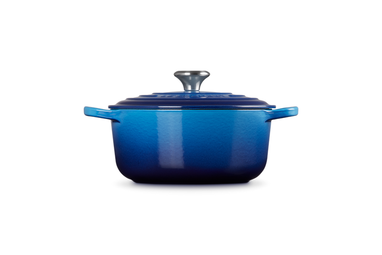 Le Creuset Signature Round Casserole 28cm Azure Blue