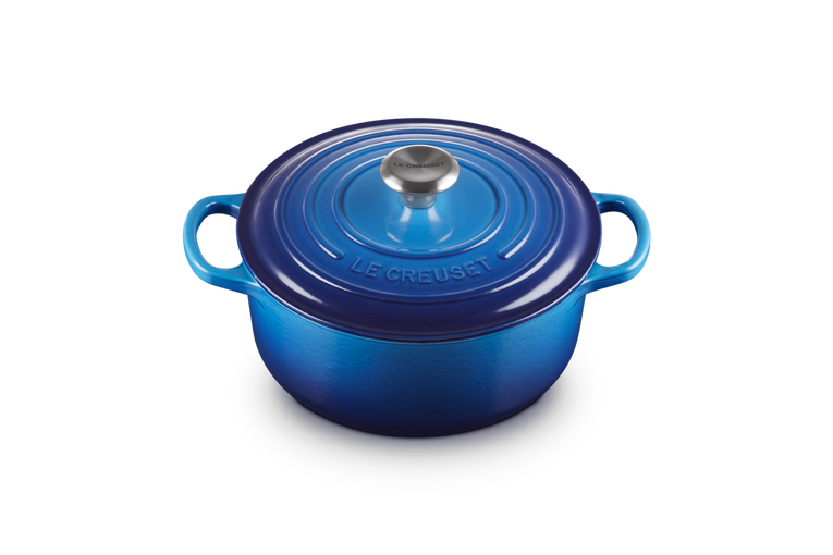 Le Creuset Signature Round Casserole 28cm Azure Blue