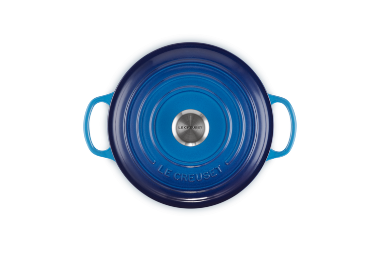 Le Creuset Signature Round Casserole 28cm Azure Blue