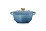 Load image into Gallery viewer, Le Creuset Signature Round Casserole 28cm Chambray
