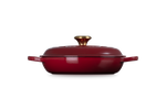 Load image into Gallery viewer, Le Creuset Shallow Casserole 26cm Garnet
