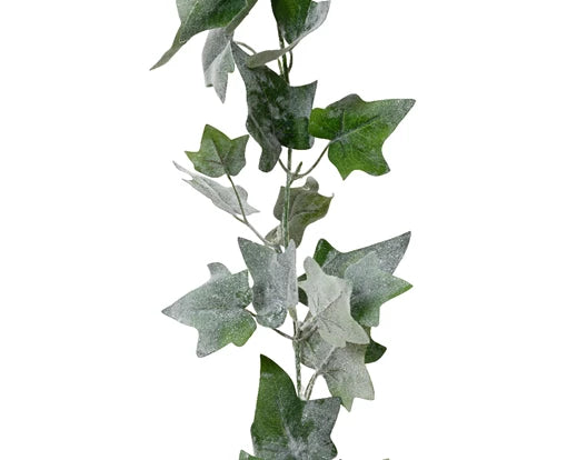 Garland Ivy Polyester Frost Green Frosted L.7Cm X W.18Cm X H.180Cm - KeansClaremorris