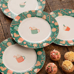 Load image into Gallery viewer, Belleek Living Christmas Cupcakes Set of 4 Tea Plates
