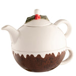 Load image into Gallery viewer, Belleek Living Christmas Pudding Tea for One
