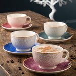 Load image into Gallery viewer, Belleek Living Love, Hope, Peace, Joy Cappucino Cups set of 4
