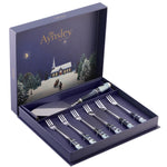 Load image into Gallery viewer, Aynsley Silent Night Pastry Set - 7Pc
