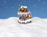 Load image into Gallery viewer, LED 3 Tier Mountain Village  BO indoor L.17.5cm x W.19cm x H.24cm
