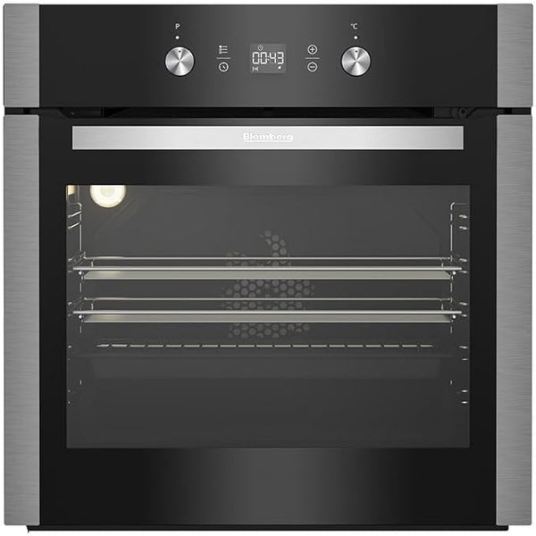 Blomberg RODN9202DX 59.4cm Built In Electric Double Oven - Dark Steel - KeansClaremorris