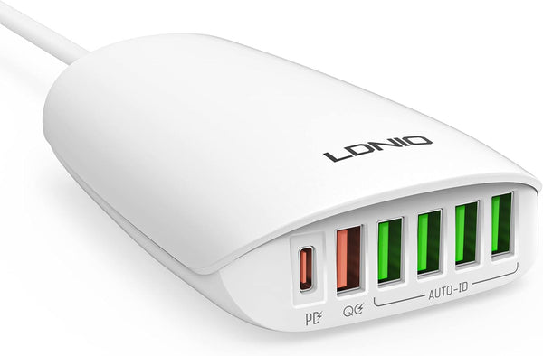 LD 65w Desktop 6 Port Charger