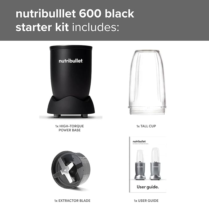 Nutribullet 600 Series All Black | 600W