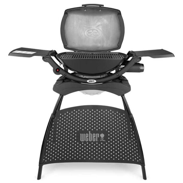 Weber Q 2000 Black Gas BBQ with Stand