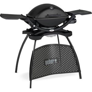 Weber Q 2000 Black Gas BBQ with Stand