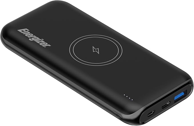 Energizer 10000mAh Wireless Charging Power Bank