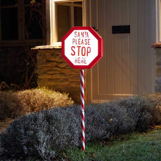 Santa Stop Here! - Large - KeansClaremorris