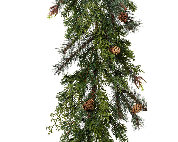 Green Cypress Garland Indoor L.180cm